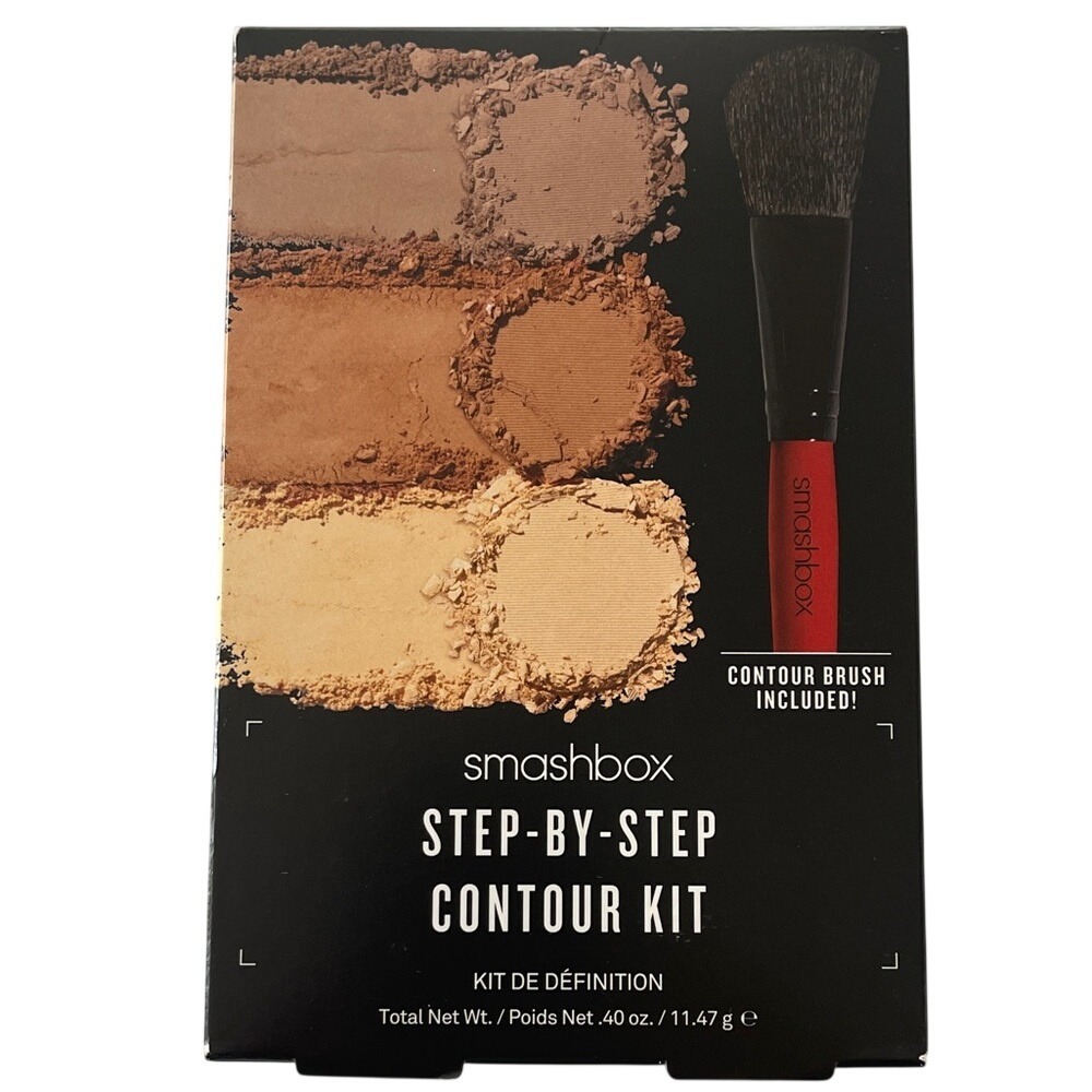 Smashbox‎ Step-By-Step Contour Kit & Contour Brush NEW